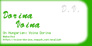 dorina voina business card
